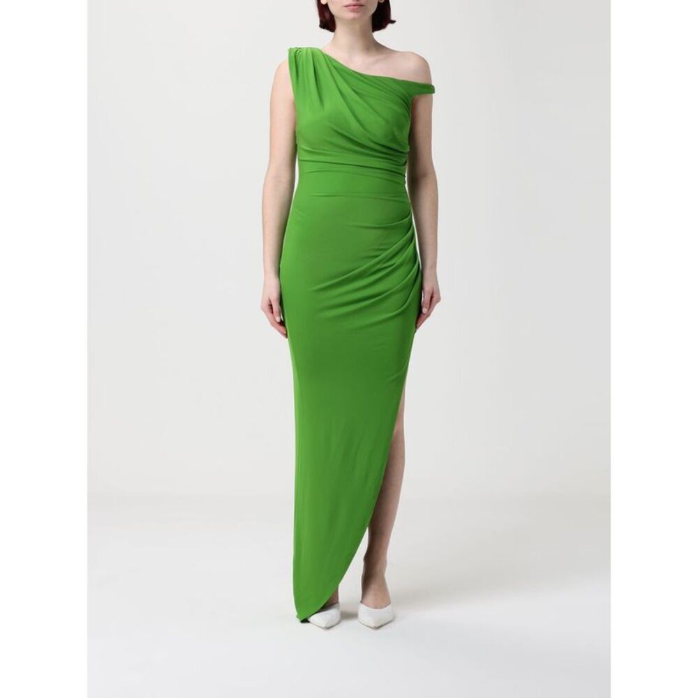 Elisabetta Franchi Women Criªpe Jersey Asymmetric Dress Elisabetta Franchi